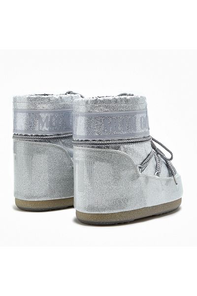 MOON BOOT 14094400 -002 Εικονίδιο Low Glitter Silver