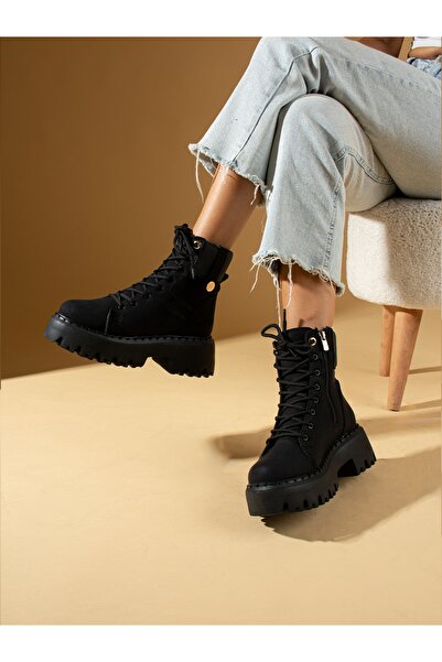 Alemdar Shoes Μαύρα γυναικεία μποτάκια