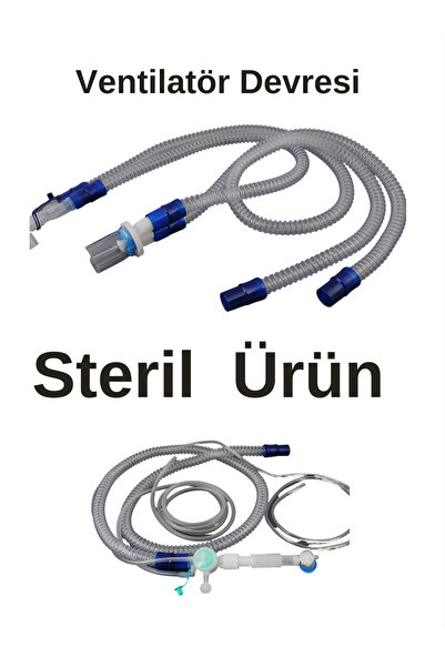 Plasti-Med Solunum Devresi YETİŞKİN TEK GİRİŞ DEVRE Smoothbore Su Tuzaklı