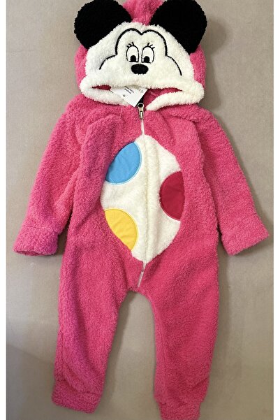 SANTRALBEBE Unisex Peluş Tulum