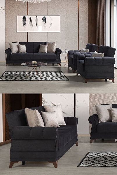 Eymense Royal Çekyatlı Koltuk Takımı 3 3 1 1