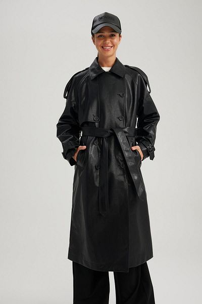 DeFacto Wasserdichter gewebter Trenchcoat mit normaler Passform Y5759az23au