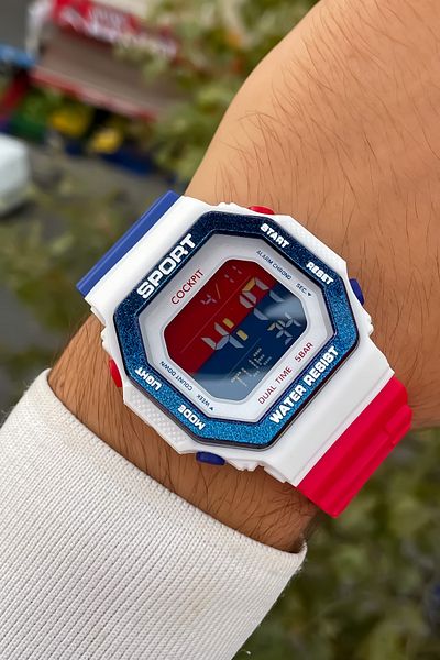 Cockpit DIGITAL MEN'S WATCH 5 ATM WATERPROOF