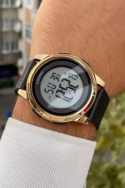 Cockpit DIGITAL MEN'S WATCH 5 ATM WATERPROOF