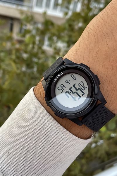 Cockpit DIGITAL MEN'S WATCH 5 ATM WATERPROOF