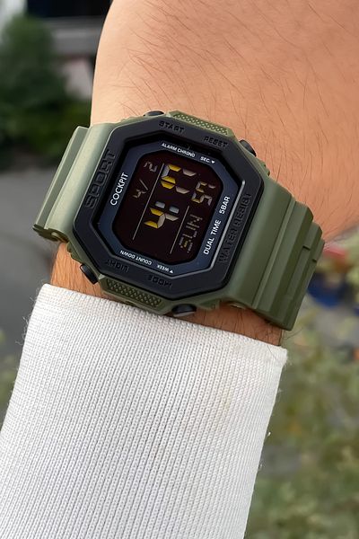 Cockpit DIGITAL MEN'S WATCH 5 ATM WATERPROOF