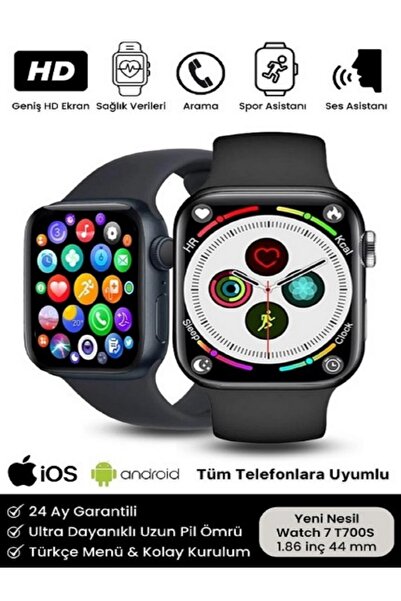 Egalaksi Watch 7 Series T700S Akıllı Saat Çift Tuş Aktif Arama Cevaplama Ios ...