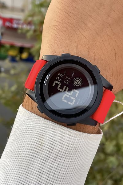 Cockpit DIGITAL MEN'S WATCH 5 ATM WATERPROOF