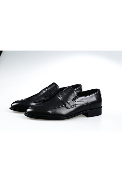 YETİŞ LUXURY ERKEK HAKİKİ DERİ KENDİNDEN ÖZEL BASKILI DESEN EL YAPIMI KÖSELE TABAN KLASİK AYAKKABI