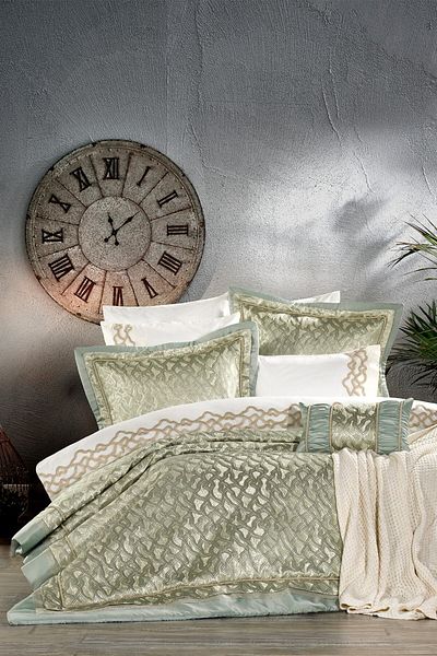 ZEBRA CASA Bloom Mint 11 Piece Dowry Set