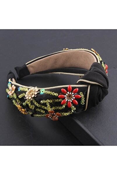 SEGRETO Bentita de dans împodobită Bentita de păr cu pietre de cristal floral...