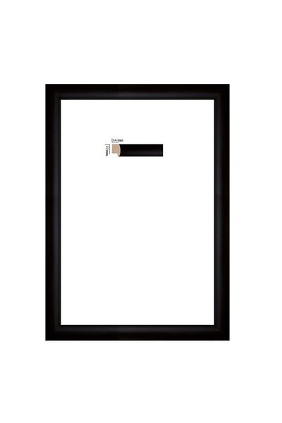 AS TİCARET Puzzle Frame 22 Mm Pvc Glass 34x48 Cm Black of 500