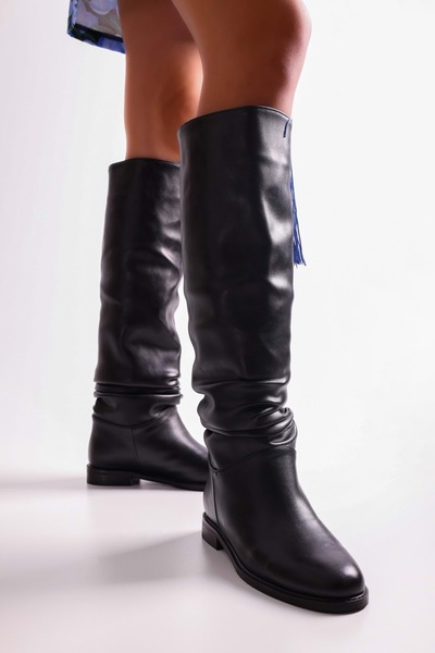 Shoeberry Dámské jezdecké boty Howler Black Skin Black Skin