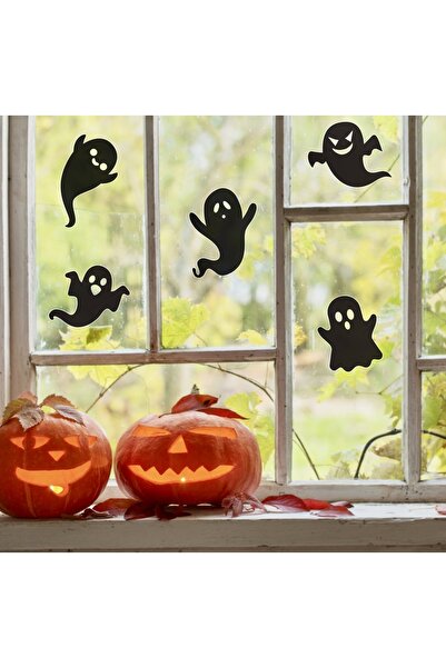 Think And Print Σετ αυτοκόλλητων φαντασμάτων για το Halloween - Γυάλινος τοίχος