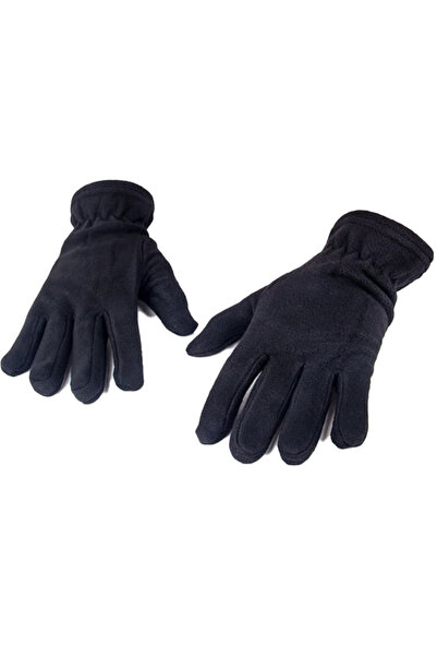 VantaStore Unisex Siyah Termal Kışlık Kaliteli Polar Eldiven Kadın Erkek