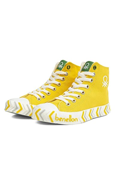 Benetton BN-30625 Women's Yellow Sneakers
