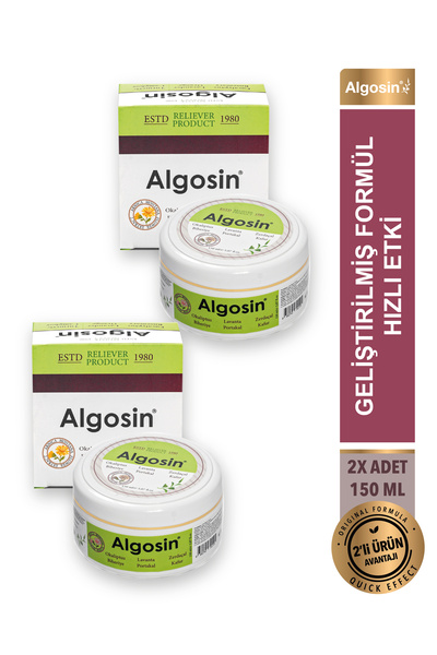 Algosin Masaj Kremi Glukozamin Krem 2 Adet
