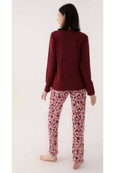 Arnetta SET PIJAMA DAMĂ BUMBAC MÂNECĂ LUNGĂ GAMĂ LATĂ DE MĂRIMI