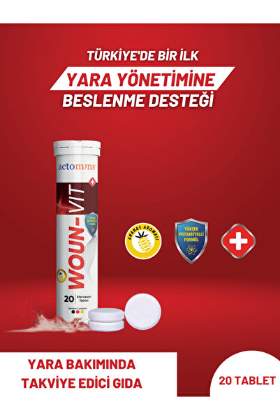 actomins Wound - Food Supplement for Care, First and Only in Turkey
