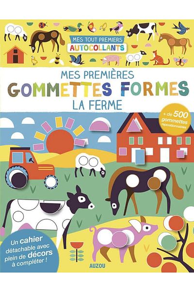 Auzou Mes Premières Gommettes Formes La Ferme