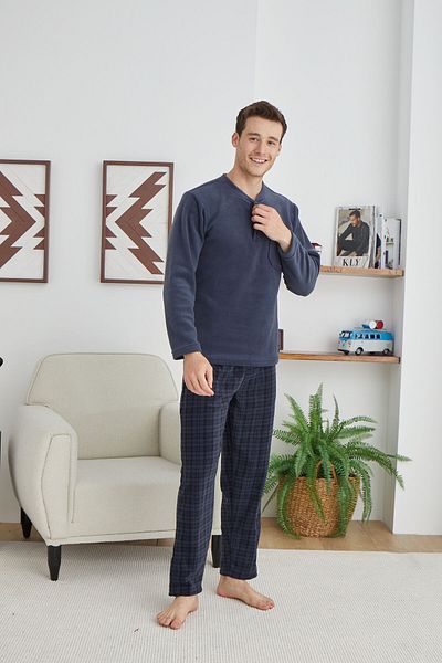 KLY Σετ πιτζάμες Midi Collar Fleece