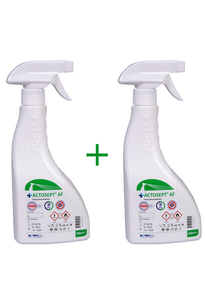 Actosept AF Actosept® Af 500 ml 2 Adet | Kullanıma Hazır Alkollü Yüzey Dezenf...