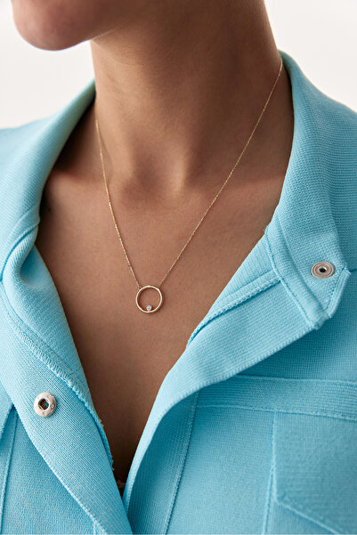 ADOR Altın Rotund Necklace