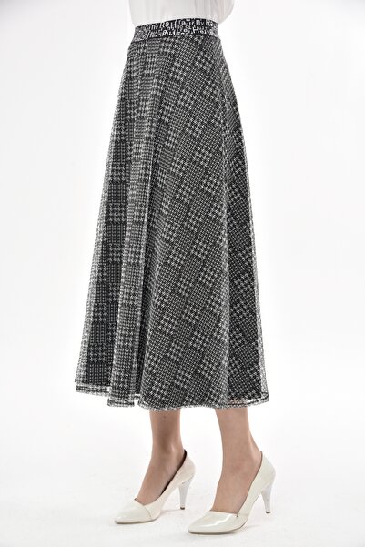 Asees Mesh A-Line Skirt