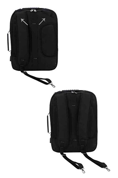 Case Club 1408 حقيبة كمبيوتر محمول كبيرة الحجم لليد والكتف مقاس 17.3 بوصة مع حزام كتف داعم غير لامع