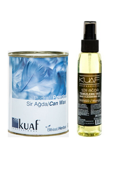 Kuaf Konserve Sir Ağda Pudra 800 Gr + Sir Ağda Temizleme Yağı 125 Ml Mango