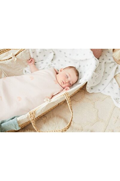 Alpar Tekstil Fiberless Double Layer Cotton Combed Baby Bag Sleeping Bag 1.0 Tog / Rainbow