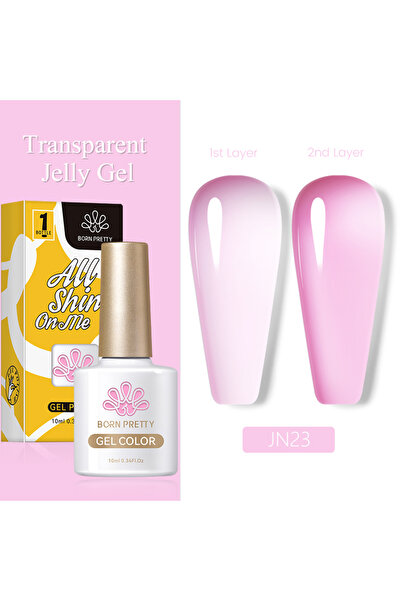 Born Pretty PRO JELLY NUDE GEL 10 ML YARI SAYDAM KALICI OJE