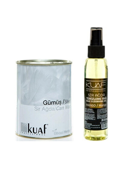 Kuaf Konserve Sir Ağda Gümüş 800 Gr + Sir Ağda Temizleme Yağı 125 Ml Mango