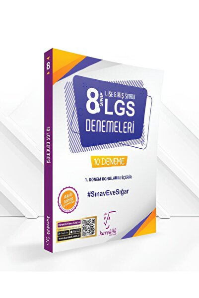 Karekök Yayınları Yeni Müf. Karekök Güncel 8.Sınıf LGS 10 Deneme (1.DÖNEM KON...