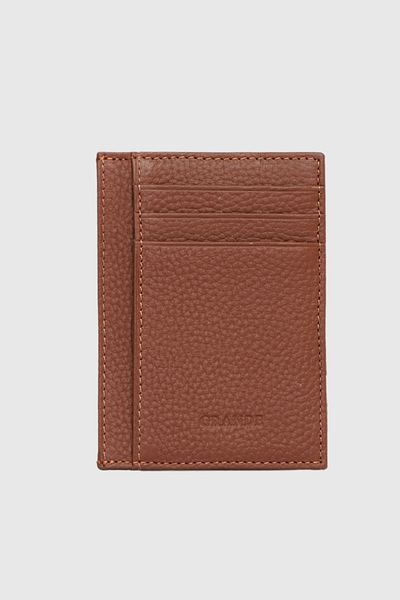 Grande 750 Γνήσιο Δέρμα - Slim Fit Card Holder Flother Tan