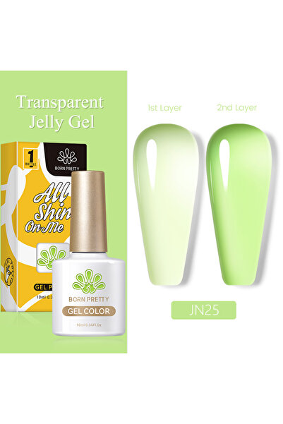 Born Pretty PRO JELLY NUDE GEL 10 ML YARI SAYDAM KALICI OJE