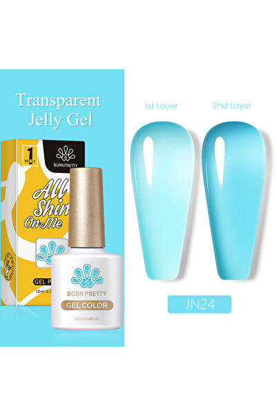 Born Pretty PRO JELLY NUDE GEL 10 ML YARI SAYDAM KALICI OJE