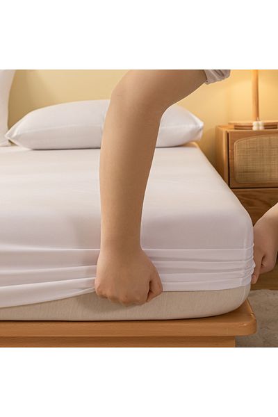 SEBURAM Cotton Elastic Bed Sheet Double Sheet