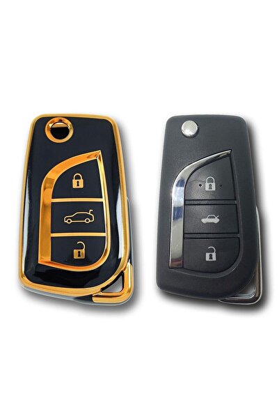 kral anahtar Toyota Corolla, auris, yaris, avans etc. Nano husă de control di...