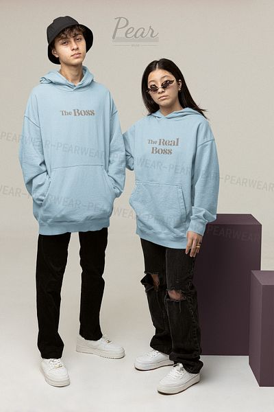 Pear Wear Boss Real Boss Printed Lover Team Oversize Unisex φούτερ