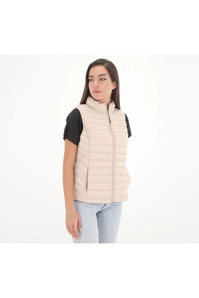 lumberjack Ecru Women's Vest 2W4SN343PR