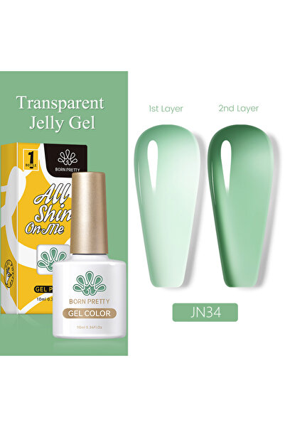 Born Pretty PRO JELLY NUDE GEL 10 ML YARI SAYDAM KALICI OJE