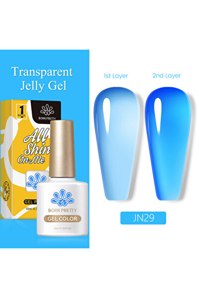 Born Pretty PRO JELLY NUDE GEL 10 ML YARI SAYDAM KALICI OJE
