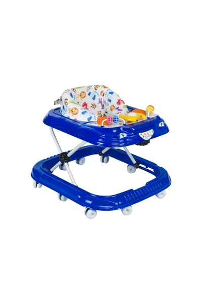 4KİDS 4kids Poino Yürüteç Bebek Yürüteci Örümcek 10 Teker Yürüteç Kornalı Beb...