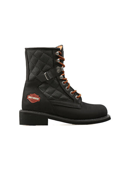 Harley Davidson حذاء نسائي أسود 025G100078-أسود-نوبوك