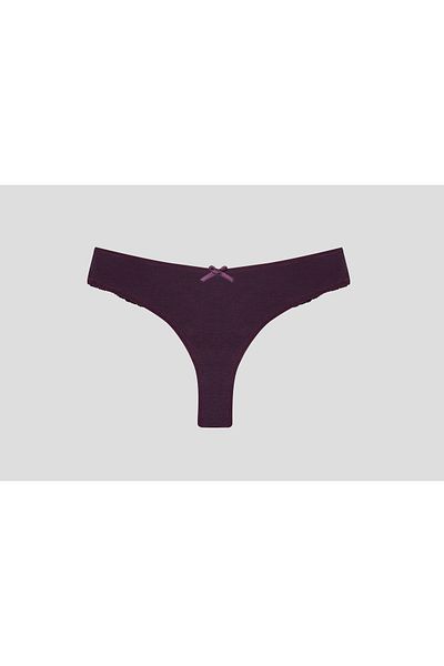Ramior TANGA PANTIES WITH LACE DETAIL