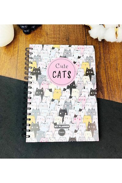 NaSaDAN Talking Agenda με σχέδιο Cute Cats Cat