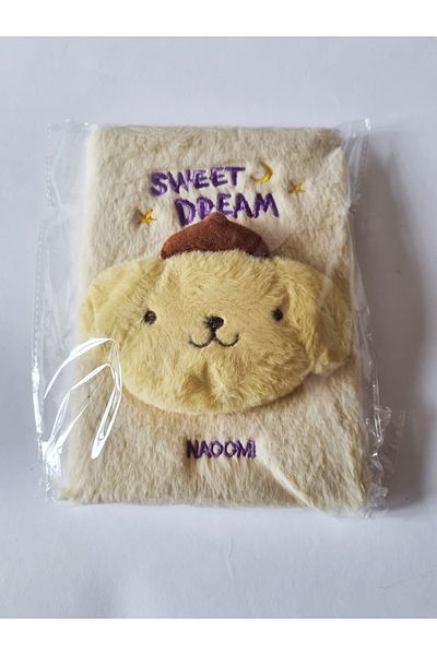 Modellino Memory Book with Teddy Bear Figure Plush Memory Book 20x15cm Lined 80 Sheets