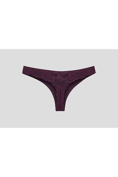 Ramior TANGA PANTIES WITH LACE DETAIL