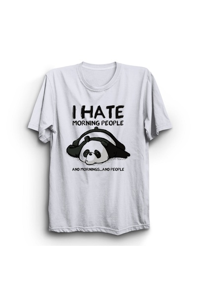 The Fame Panda medved, mrzim jutarnje ljude, ne volim jutarnje ljude majica